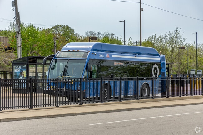 The Pace Metro Station in Aurora is close to Sugar Grove for residents.