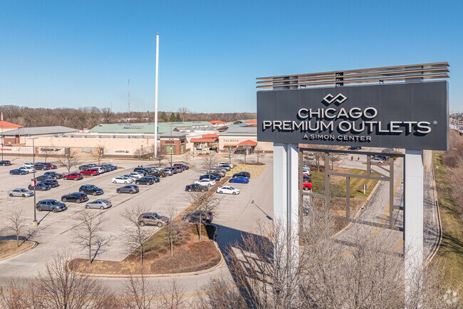 Aurora residents can find over 170 stores and shops at the Chicago Premium Outlets.