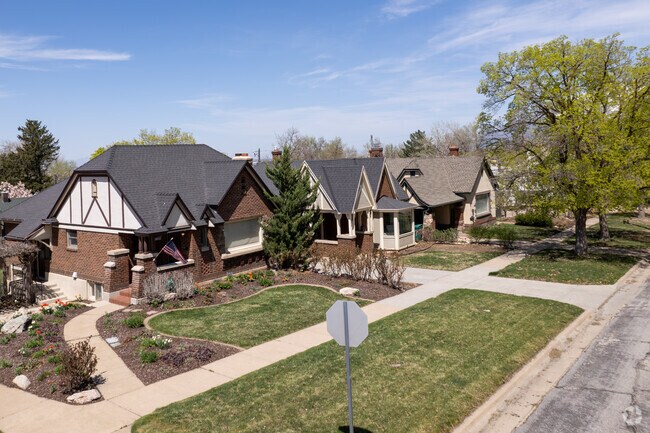 A variety of Tudor and Craftsman styles can be found around East Bench.