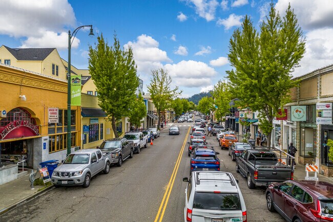 The Elmwood commercial district is lined with an eclectic mix of locally-owned shops.