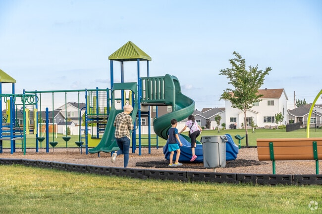 Eaglewood Park West is a family-friendly haven featuring a fantastic playground.