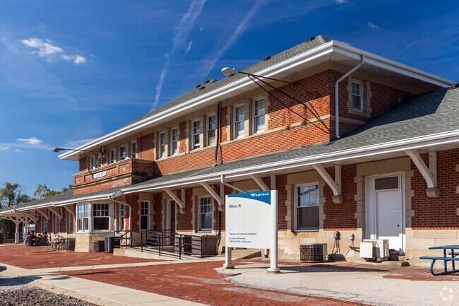 Woodlawn residents can catch the Amtrak at the nearby station.