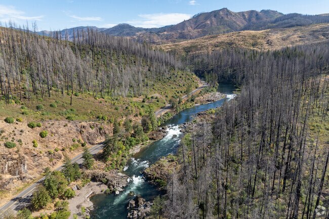 Head to Glide, Oregon for access to The North Umpqua River at Swift Water Recreation Area.