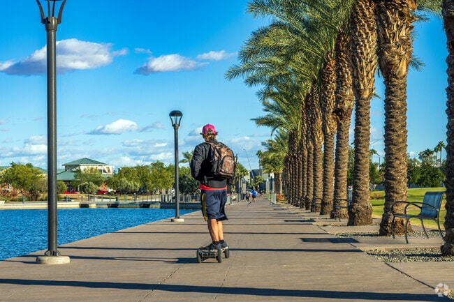 Locals love to walk, run, bike and even ride around Riverview Park near Evergreen Historic.