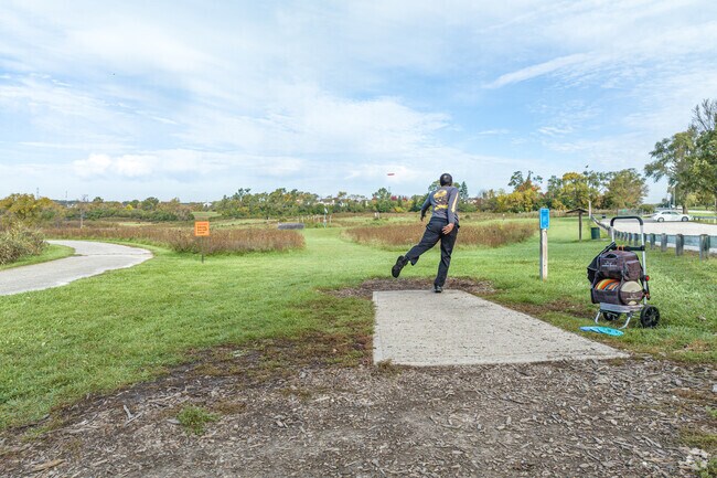 Fairfield Park in Remington Trails offers two disc golf layouts for all skill levels.