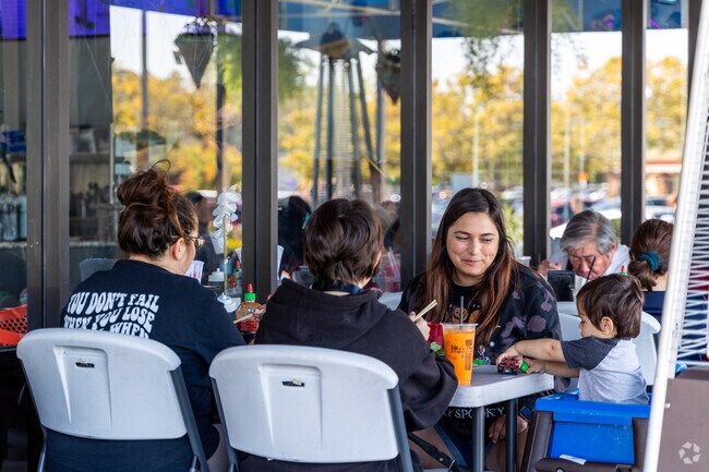 Lower Bal has a range of shops and restaurants.