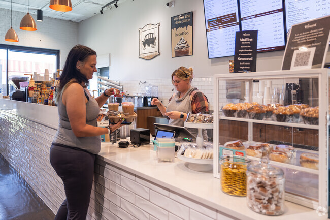 Stop in at Winans Coffee and Chocolates in Central Lima for a specialty coffee drink.