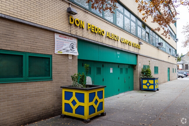 Getting good grades and learning are all waiting for your kids at P.S. 161 Pedro Albizu Campos.