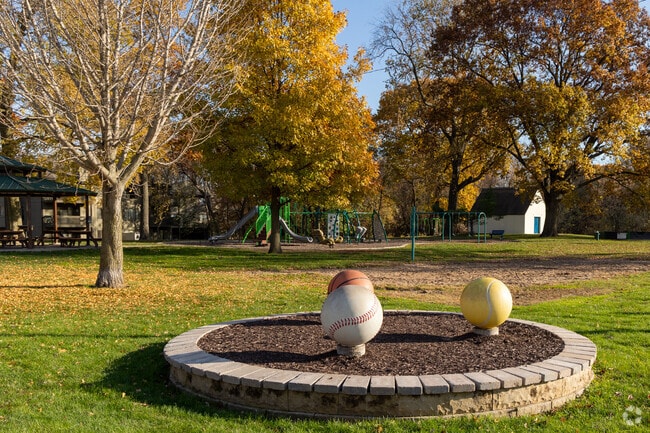 Nearby Hodge Park is a beautiful getaway for Hilltop residents of all ages.