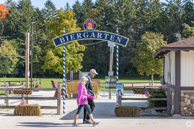 Somers offers many activities for residents, including this Biergarten.