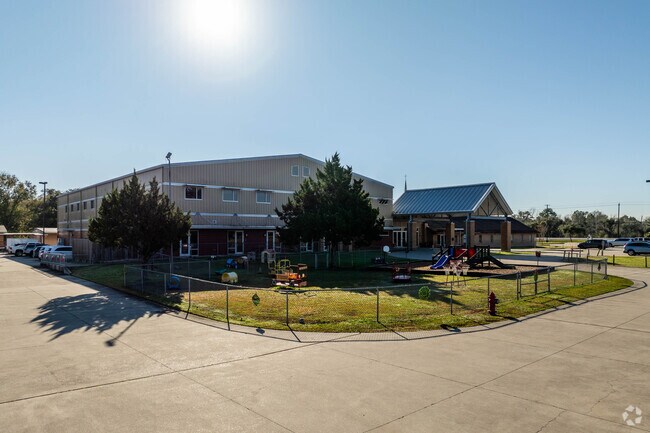 Arcadia First Baptist Christian School offers an expansive playground that students can enjoy.
