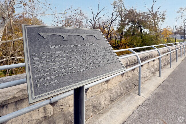 The 39th Street Bridge in Avondale Meadows is a historic bridge that spans the White River.