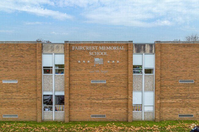 Faircrest Memorial Elementary School serves Pre-K to 5th grade students.