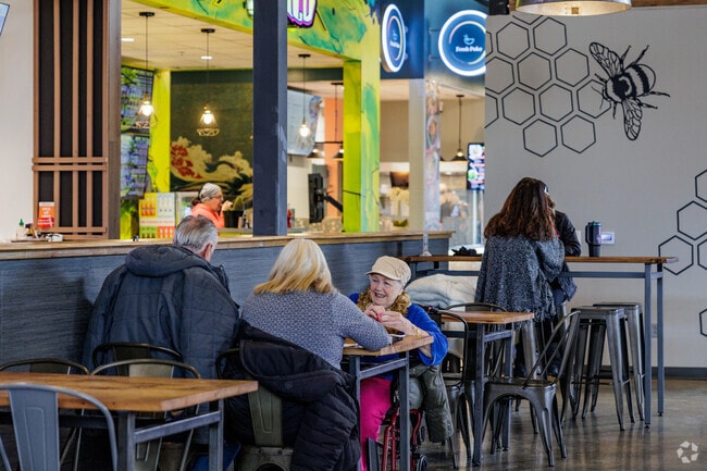 14 Market Mill is a large food hall with a variety of cuisine options.