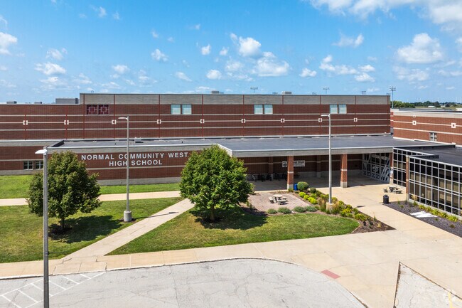Normal Community West High School is a popular choice for Fell Park residents.