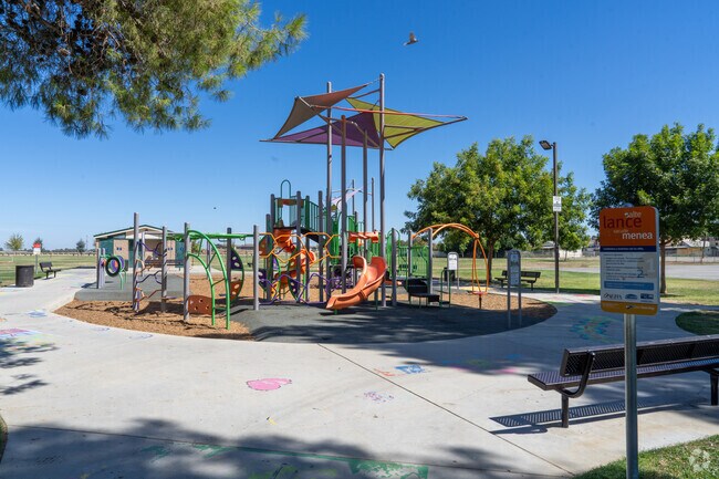The Keenan Community Center has a new playground with built in shade during out summer days.