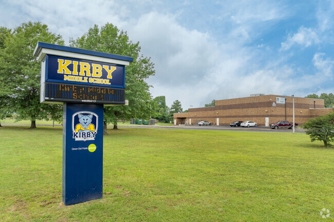 Kirby Middle School is located at 6670 E Raines Rd in Memphis.