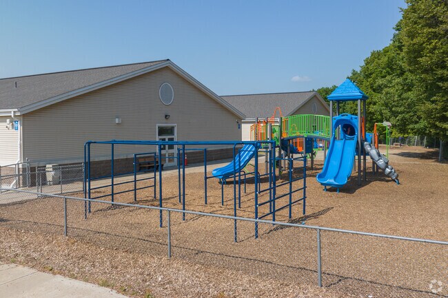 There's a playground for children to utilize at Knapp Charter Academy.