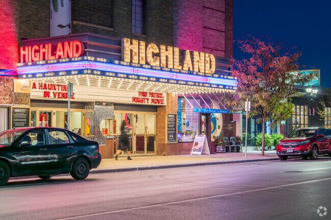 Mann Theaters is a classic cinema in  the heart of the shopping district of Highland Park.