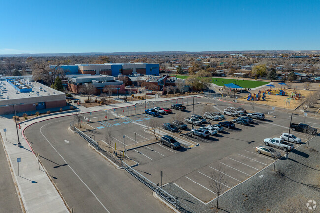 Aerial view at Atrisco Elementary School.