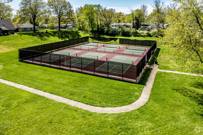 Blackburn Elementary School has six tennis courts for its students.