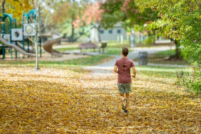 Joggers enjoy running at Paxton Ramsey Park in Outer Loveland.