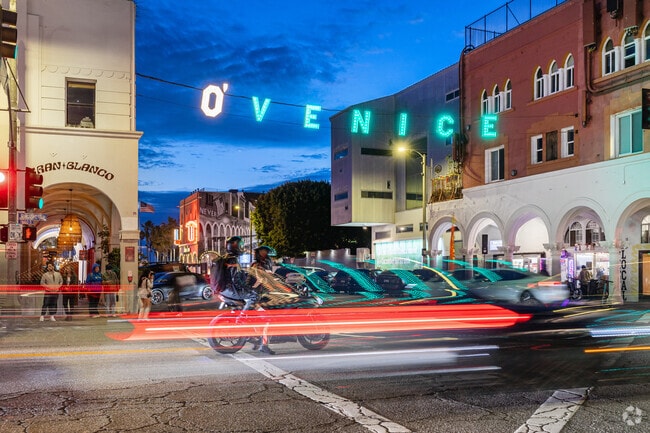 Venice has a true bohemian vibe, artsy crowd and colorful night life.