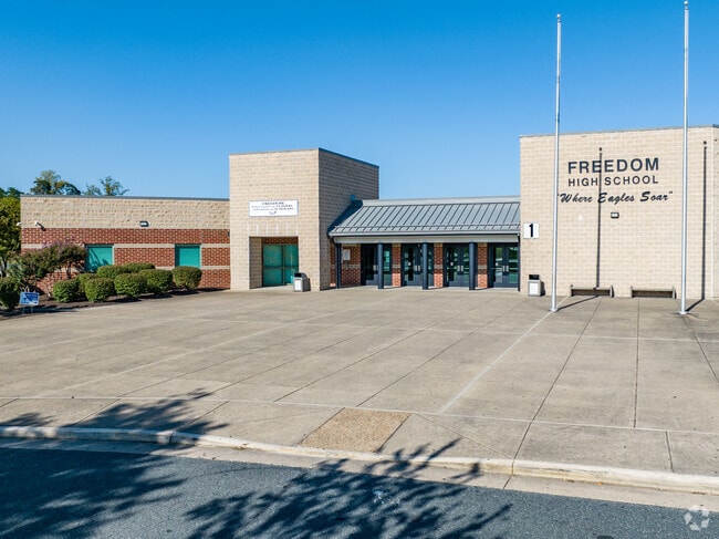 Freedom High School allows students to earn up to 24 college credits for free while still enrolled in high school.