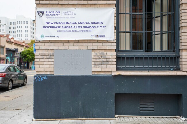 Oakland's Envision Academy's one  main missions is to prepare their students for college.