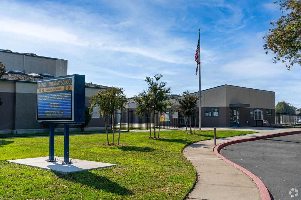 Walter M. Brown Elementary School serves students in the Turlock community.