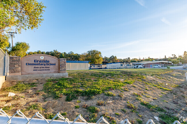 The sign for Grazide Elementary School in Hacienda Heights