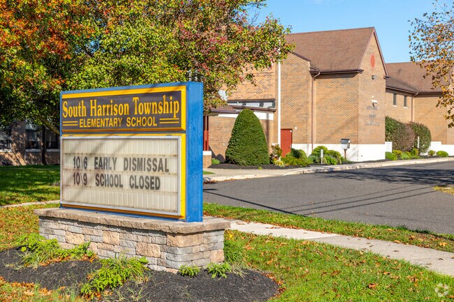 Children of South Harrison Township attend the local South Harrison Elementary School.