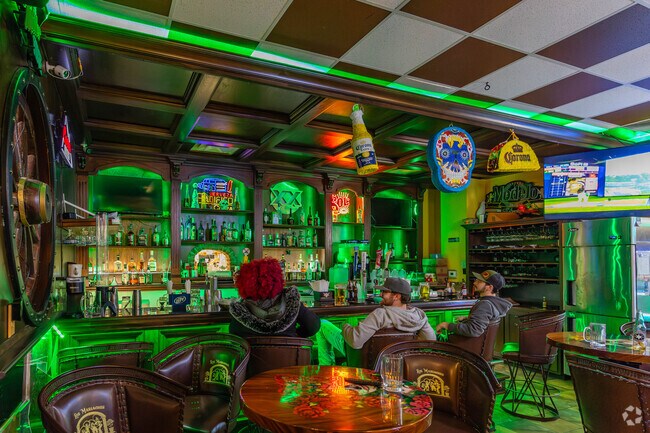 Friends love to hang out at Los Mariachis with margaritas in Glasgow.