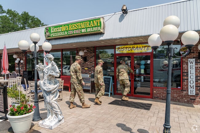 Riccardo’s Restaurant in Mansfield Township is a favorite lunch spot for local service members.
