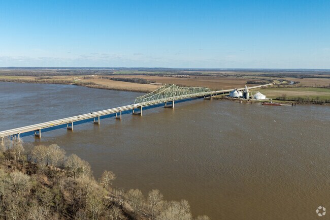 Dyersburg is situated about 15 miles east of the Mississippi River.