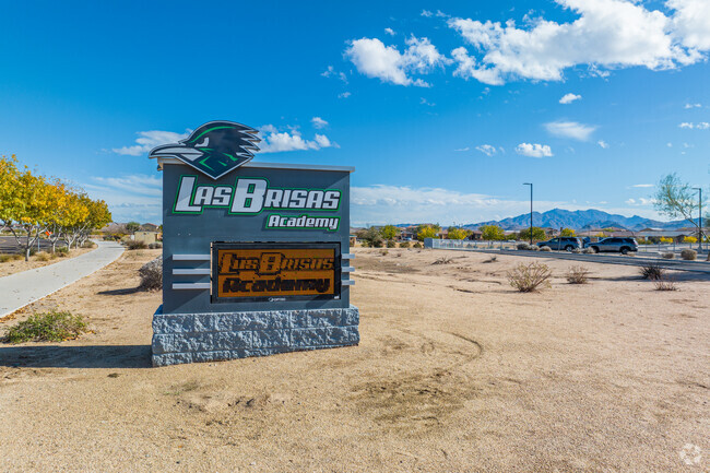 The monument sign greets you at Las Brisas Academy in Goodyear.