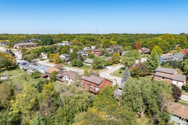 Bluffwood is a beautiful residential neighborhood at any time of year.