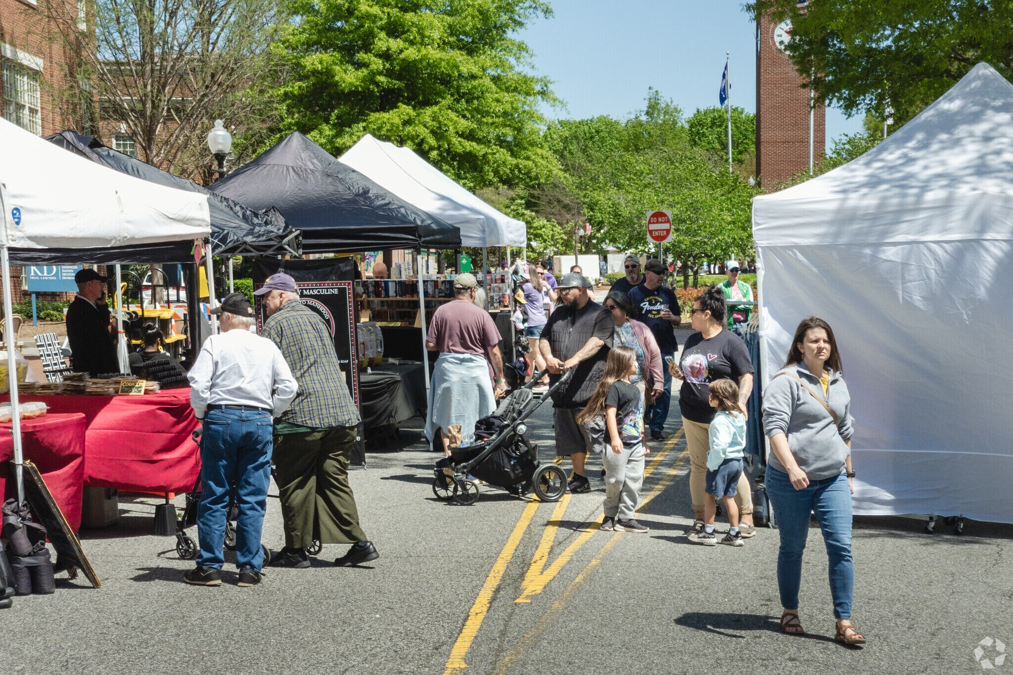 Many Duncan Park locals travel to downtown Spartanburg for the festivities.