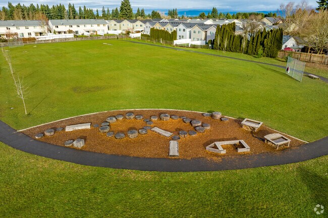 Walnut Grove Elementary has a large field for sports in Minnehaha, Vancouver, WA.