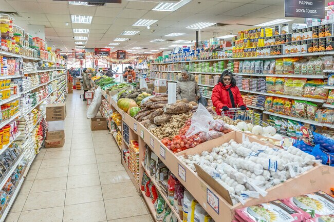 Get some groceries from Maharaja Supermarket in nearby North New Hyde Park.