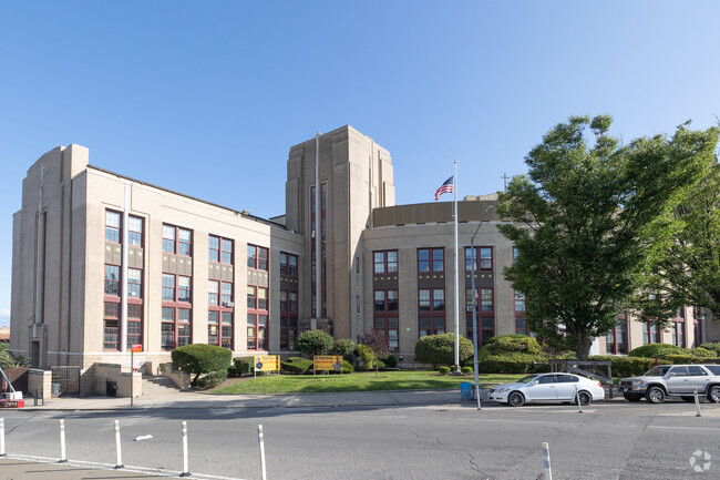 Cardinal Hayes High School is in Concourse Village has a nationally ranked basketball team.