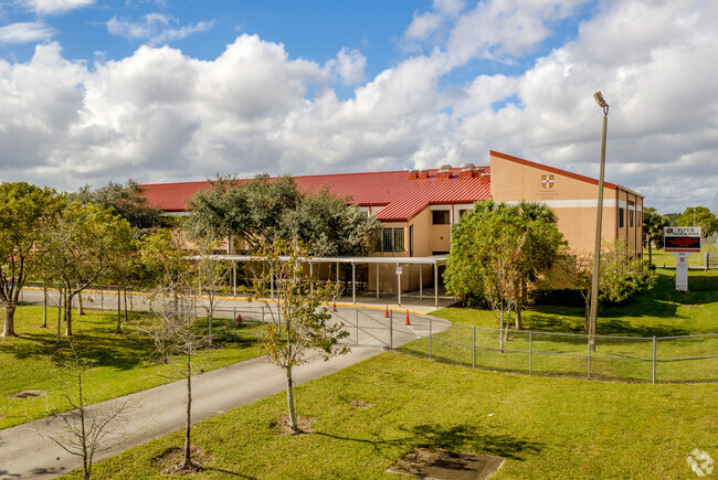 The beautiful Piper High School in Lauderhill, FL offers learning excellence.