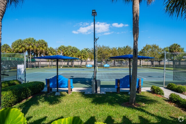 Wild Lime Park has plenty of tennis courts to allow for multiple games.