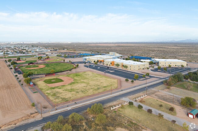 Combs High School in San Tan Valley includes a couple of baseball fields.