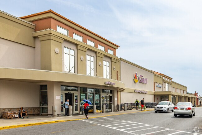 Giant foods is the closest grocery store in the area, located in Aspen Hill Shopping Center.