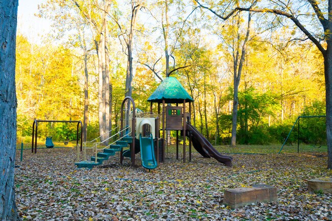 Go down the slide and enjoy the swing sets.