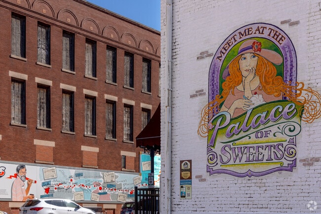Nearly every building in Pontiac has a mural for residents to enjoy.