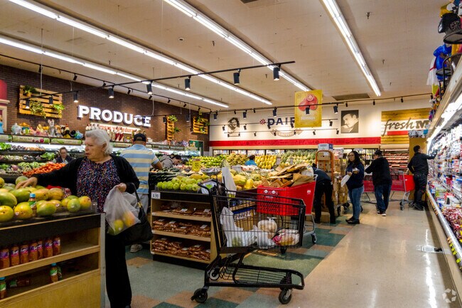 Locals shop for groceries at Cardenas Markets near Fairfax.