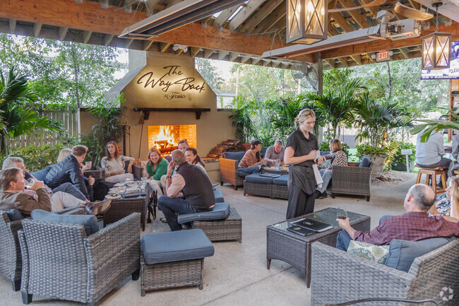 Hagley Estates residents enjoy meeting friends for drinks at Frank's Outback in Pawleys Island.