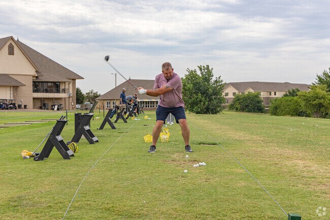 Golf with friends at Surrey Hills golf course.